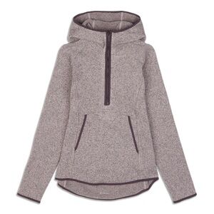 Lululemon Fleece & Thank You Pullover Heathered Smoky Blush Purple Size S/M